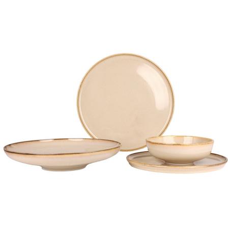 Bonna  Ensembles de vaisselle - Sand Hygge  - 24 pièces - 6 Personnes - Porcelaine 