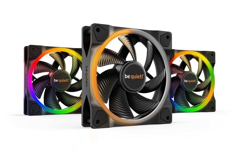 BE QUIET!  ! Light Wings | 120mm PWM Triple Pack Boitier PC Ventilateur 12 cm Noir 3 pièce(s) 