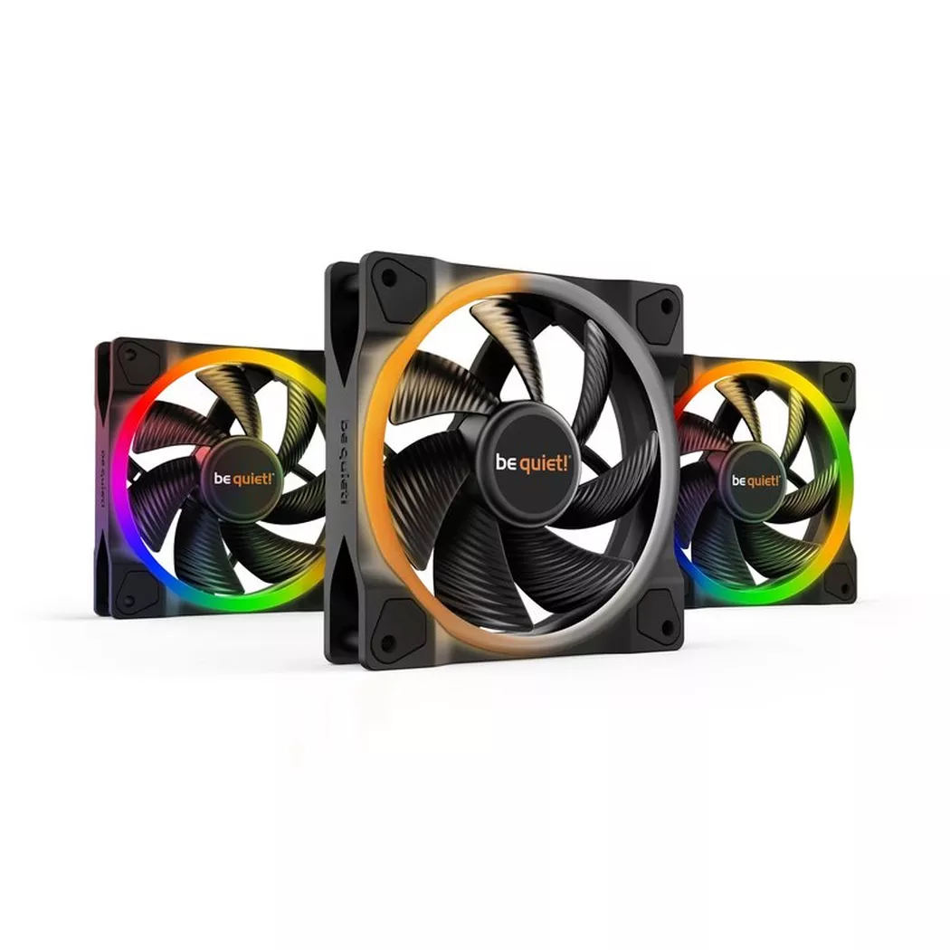 BE QUIET! - ! Light Wings | 120mm PWM Triple Pack Case per computer Ventilatore 12 cm Nero 3 pz