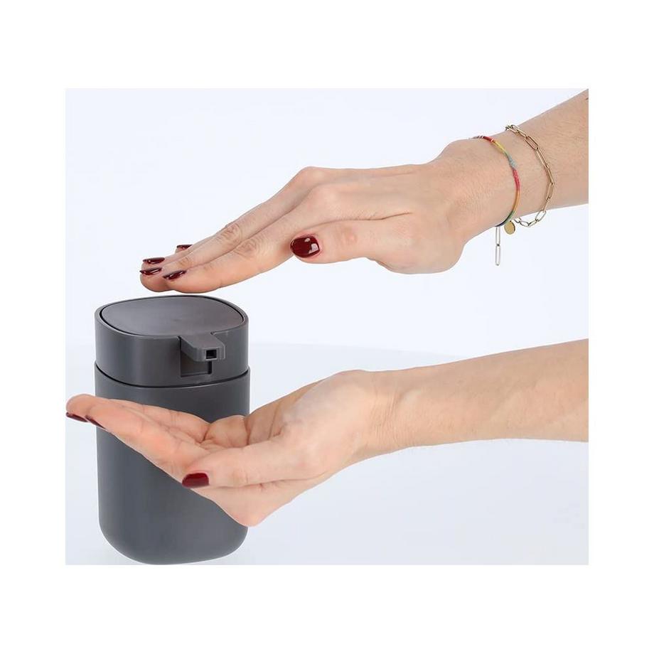 Zeller Present Seifenspender Kunststoff anthrazit 7.3x9.4x12.1cm  