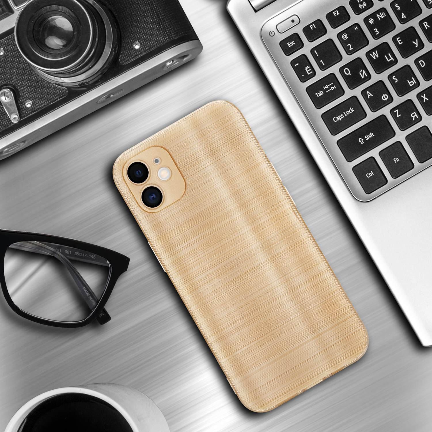 Cadorabo  Housse compatible avec Apple iPhone 11 - Coque de protection en silicone TPU flexible au design brossé 