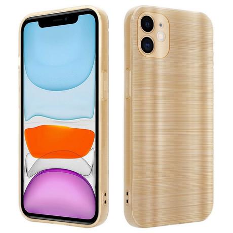 Cadorabo  Housse compatible avec Apple iPhone 11 - Coque de protection en silicone TPU flexible au design brossé 