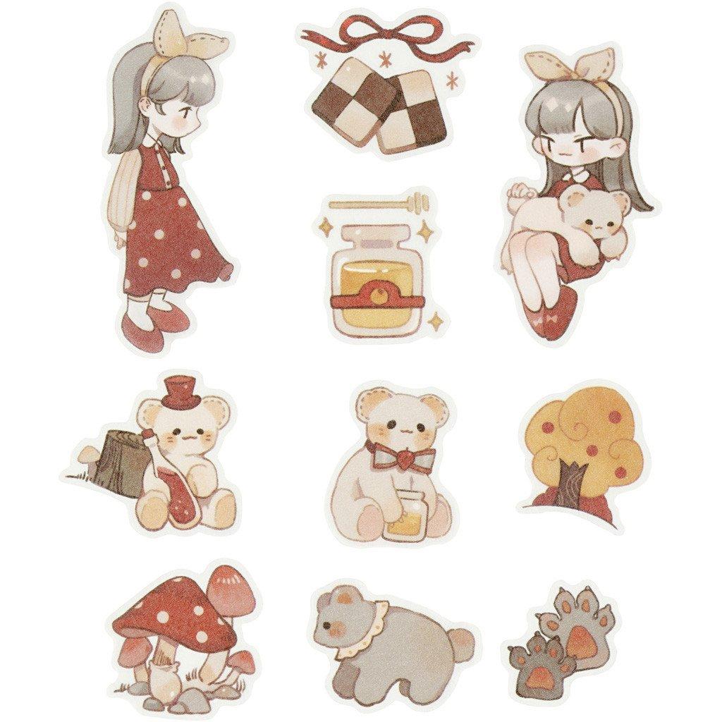 Image of 24755 Dekorativer Aufkleber Papier Mehrfarbig 30 Stück(e) Multicolor