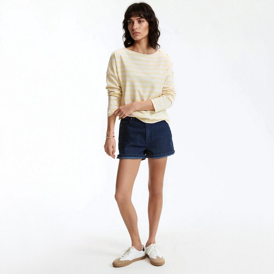 La Redoute Collections Top Maniche Lunghe Rigato Signature  