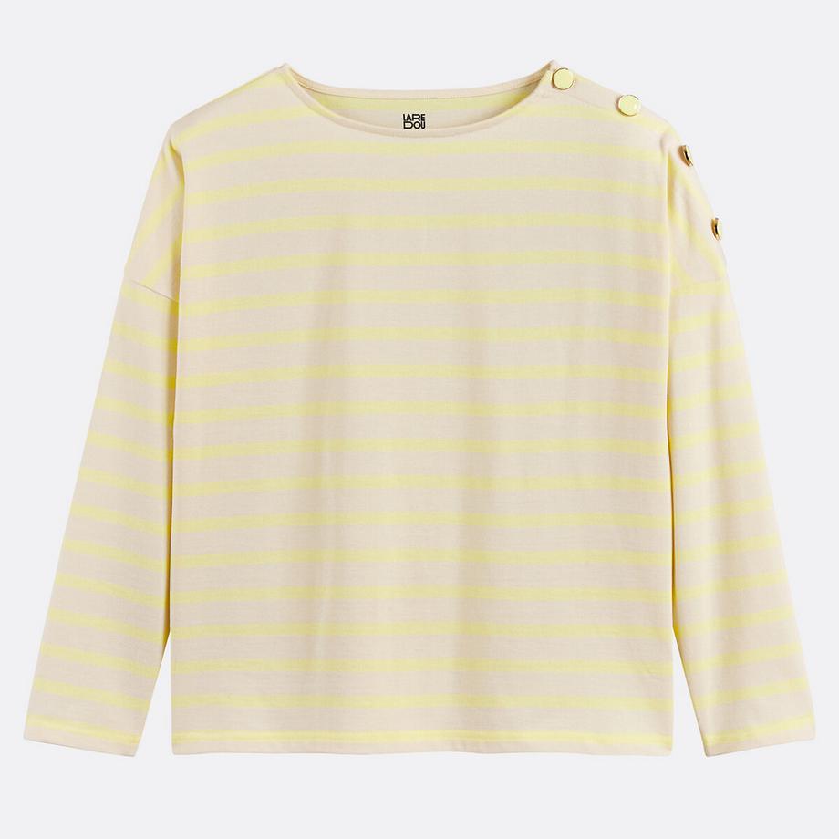 La Redoute Collections Top Maniche Lunghe Rigato Signature  