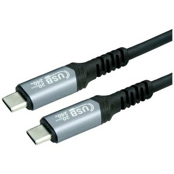 Câble USB4 Gen2x2, 20 Gbits/s, 240 W, 2 M