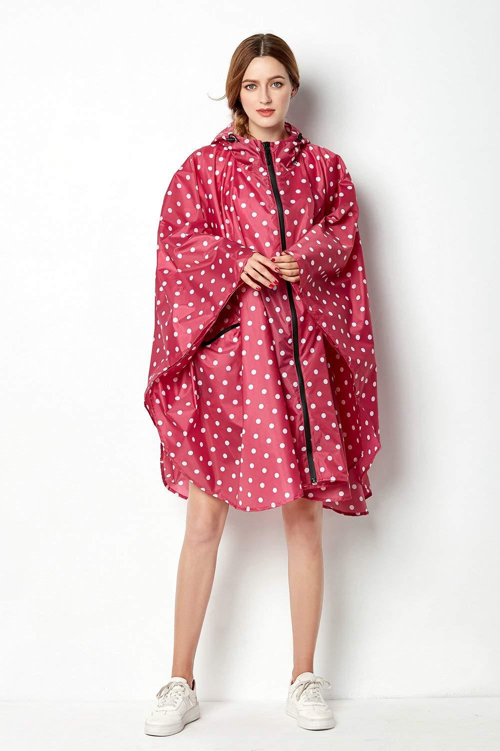 Alopini Poncho Antipioggia Unisex Impermeabile Riutilizzabile con Cappuccio  