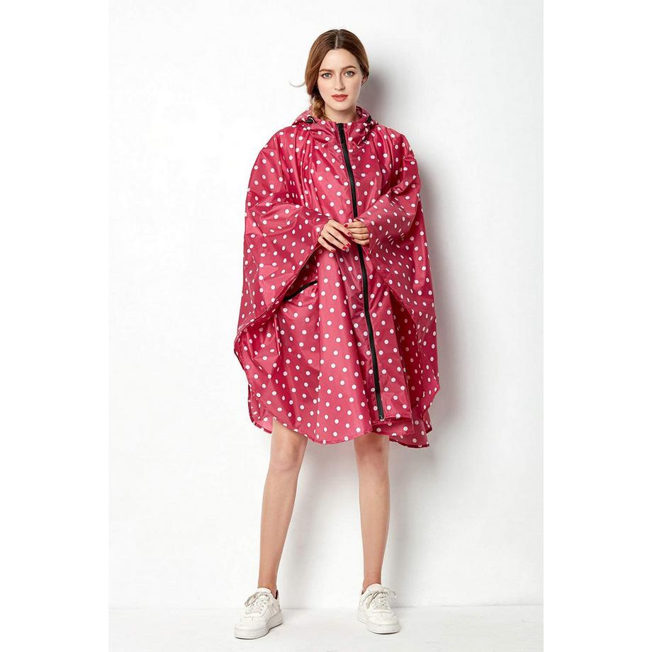 Alopini Poncho Antipioggia Impermeabile Unisex con Cappuccio  