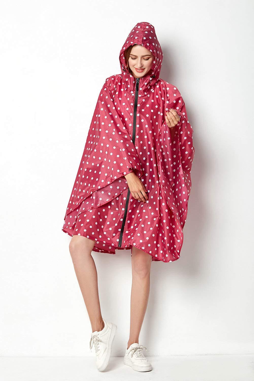 Alopini Poncho Antipioggia Unisex Impermeabile Riutilizzabile con Cappuccio  