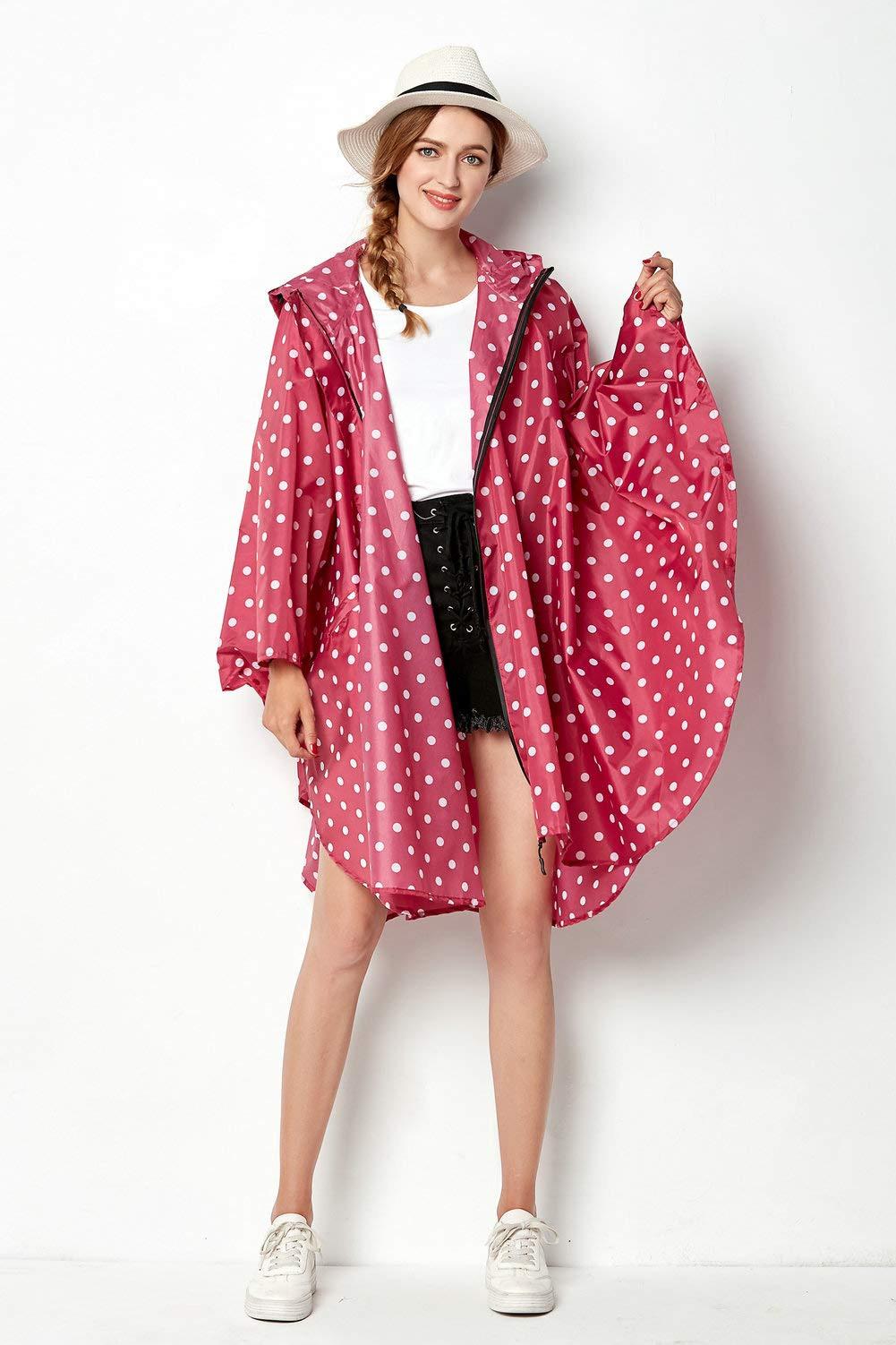 Alopini Poncho Antipioggia Unisex Impermeabile Riutilizzabile con Cappuccio  