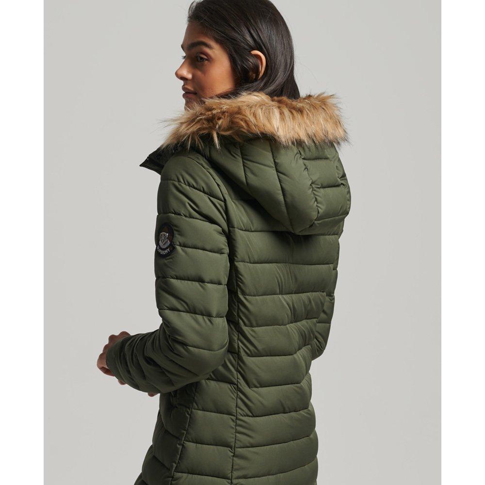 Superdry Fuji Giacca Lunga da Donna  
