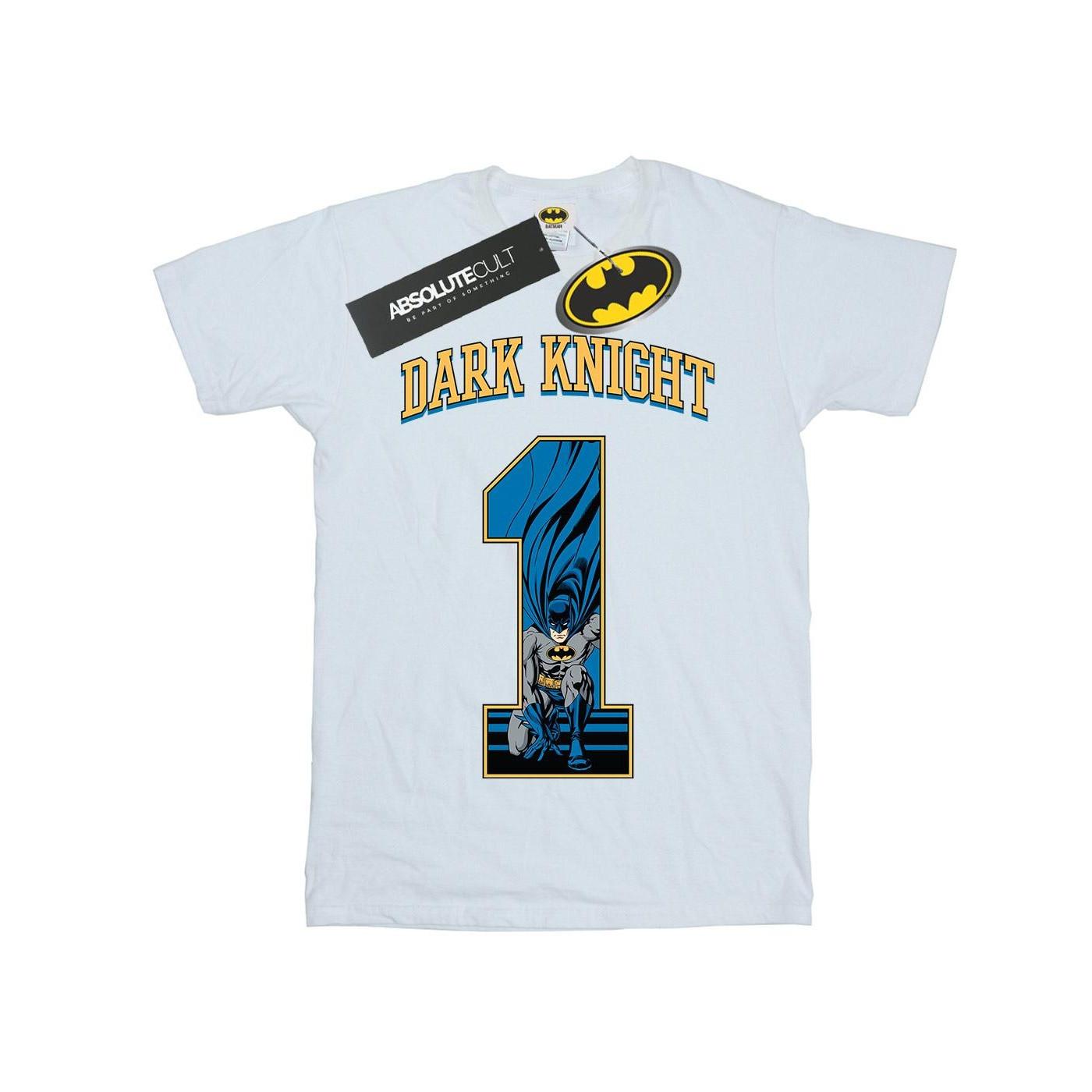 Image of Batman Football Dark Knight Tshirt Herren Weiss S