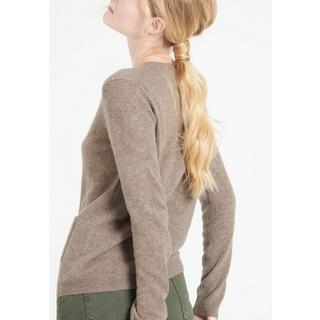 Studio Cashmere8  LILLY 4 Strickjacke mit tailliertem Rundhalsausschnitt - 100% Kaschmir 