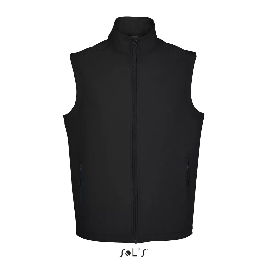 SOLS - giet softshe sm so's race bw, Gilet Softshell Race, L, Noir