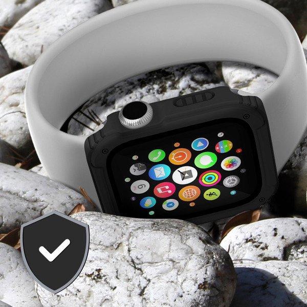 Avizar  Apple Watch 3 / 2 / 1 38mm Hülle Schwarz 