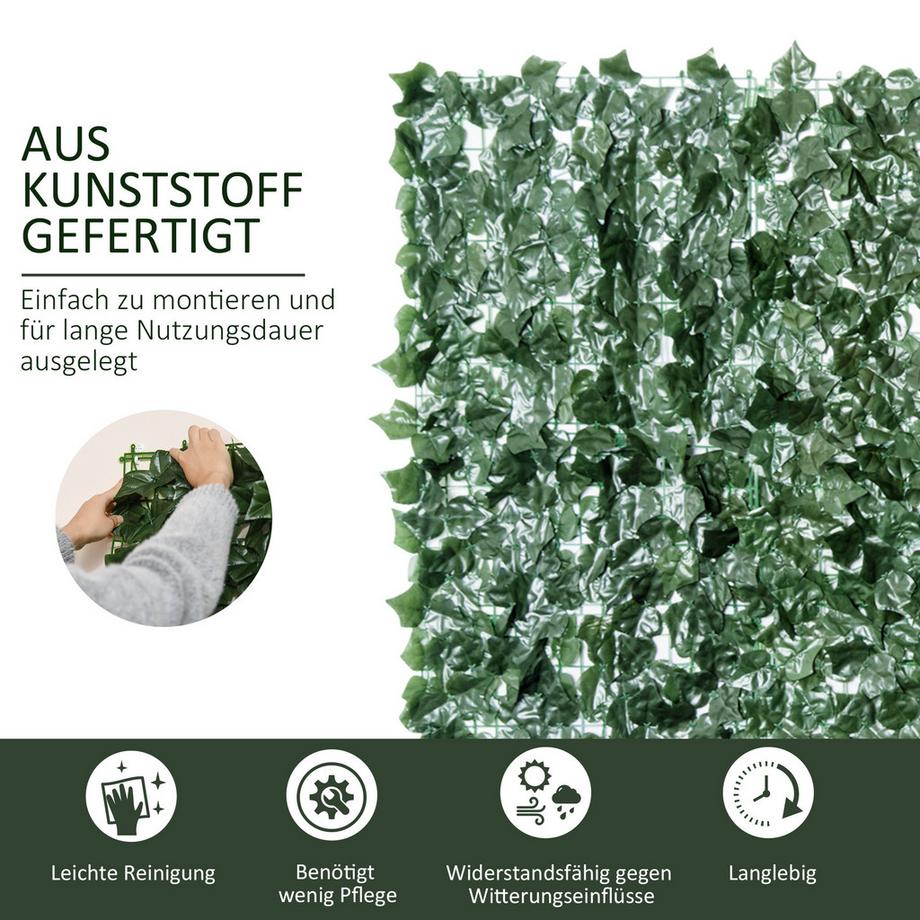 Outsunny Haie artificielle  