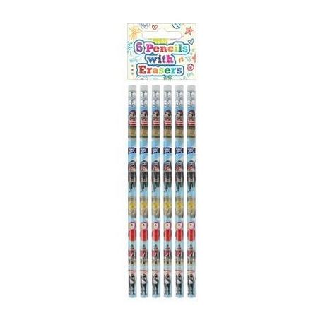 Roost ROOST Bleistift 6 Stk. S51086 Pirat, multicolor  