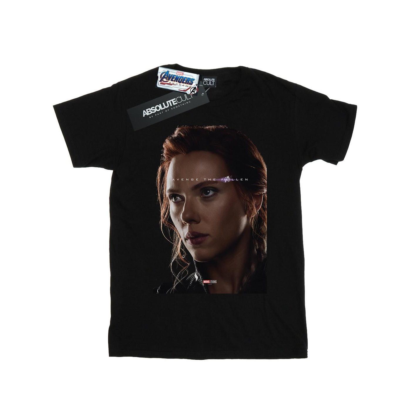 Image of Avengers Endgame Avenge The Fallen Black Widow Tshirt Damen Schwarz S
