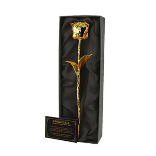 Mikamax Rosa dell'eternità placcata oro in confezione regalo  