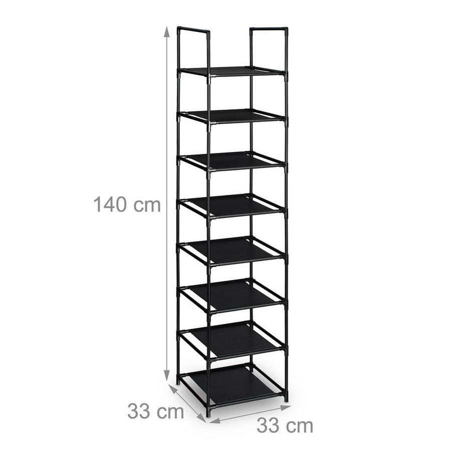 Northix Scarpiera stretta, ripiani in tessuto  