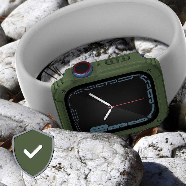 Avizar  Coque Intégrale Apple Watch 45mm Kaki 