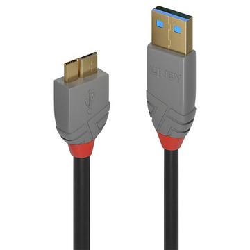 36765 USB Kabel 0,5 m USB 3.2 Gen 1 (3.1 Gen 1) USB A Micro-USB B Schwarz