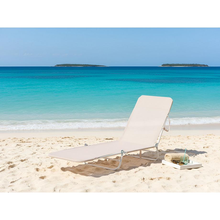 Beliani Sonnenliege aus Mesh  KASTORIA  