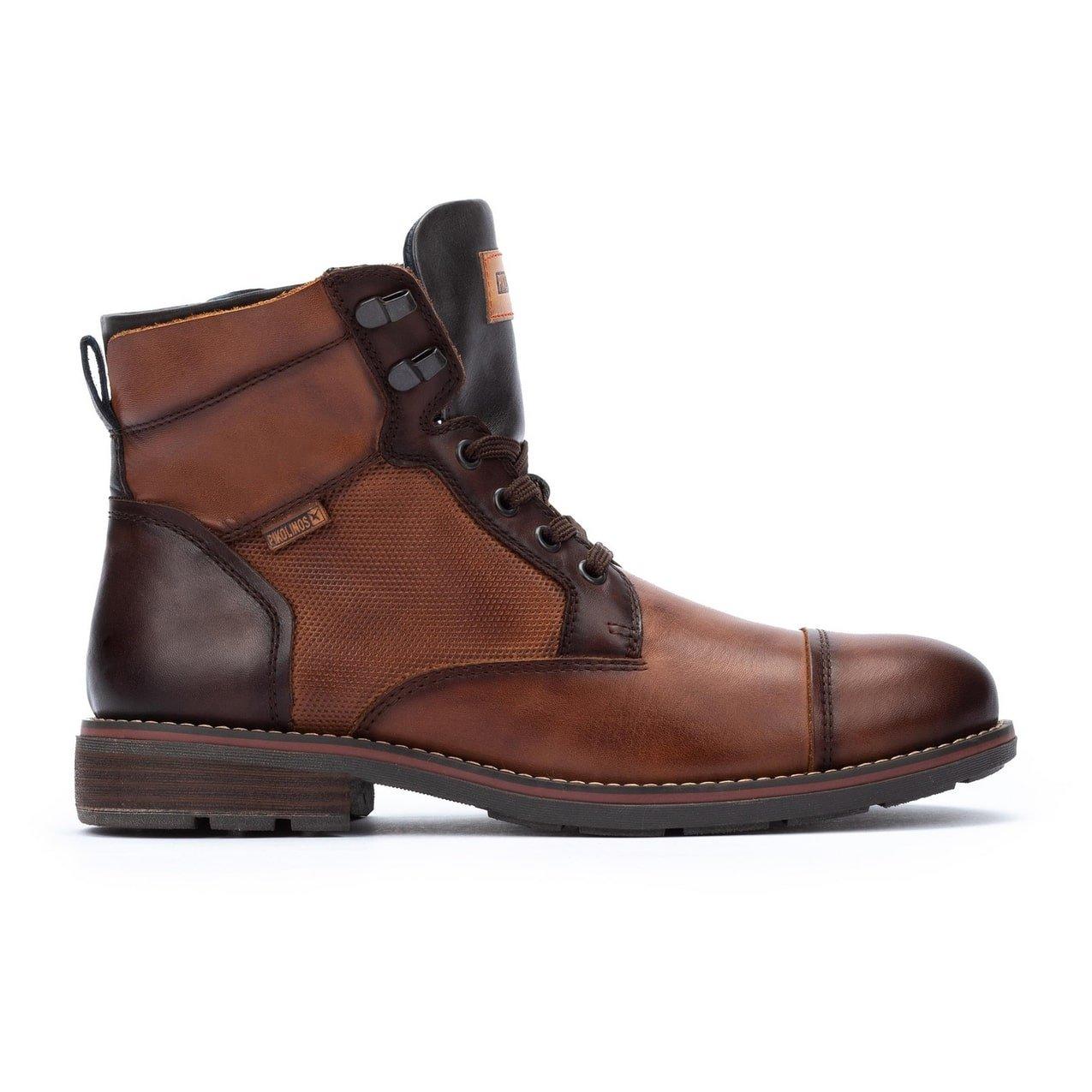Image of York - Leder Stiefelette Unisex Braun 39