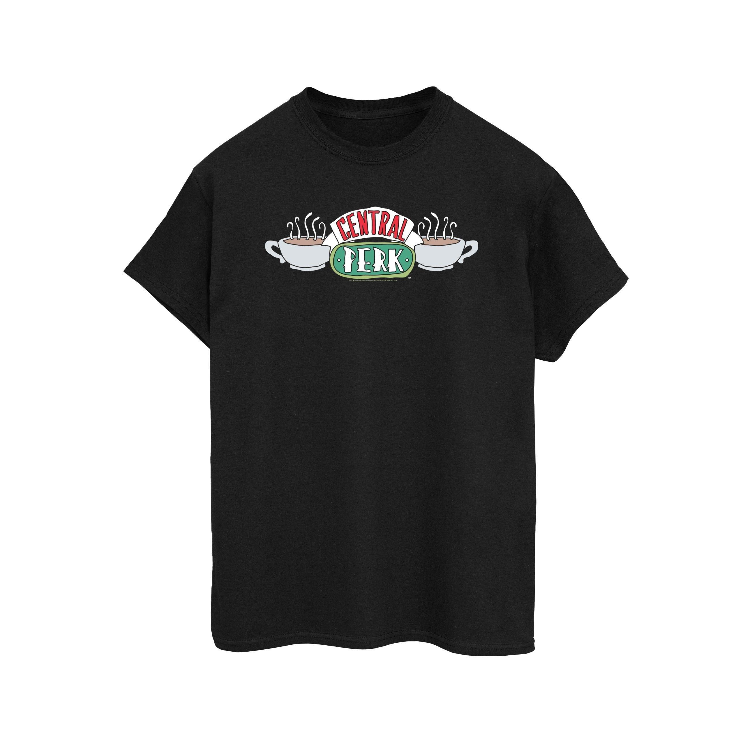 Image of Central Perk Sketch Tshirt Damen Schwarz 5XL