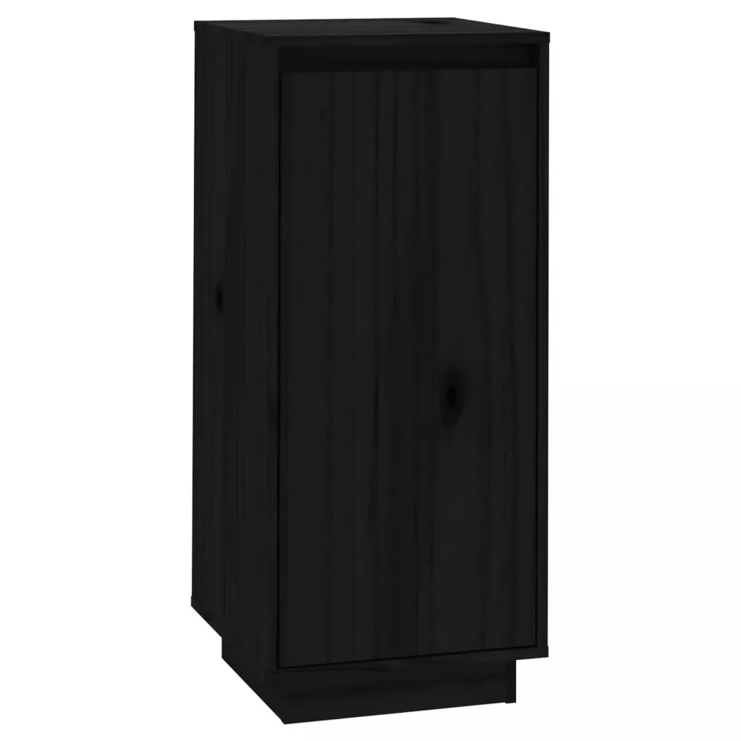 VidaXL - Armoire à chaussures bois, One Size, Noir
