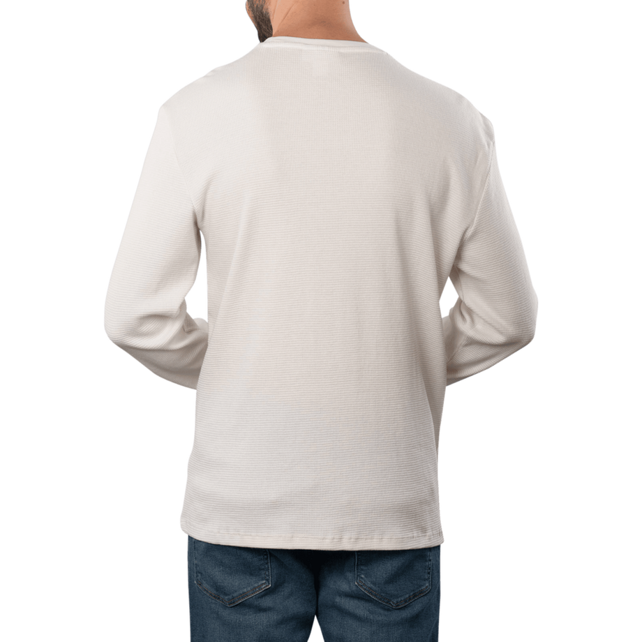 Calvin Klein Langarm Waffel T-Shirt  