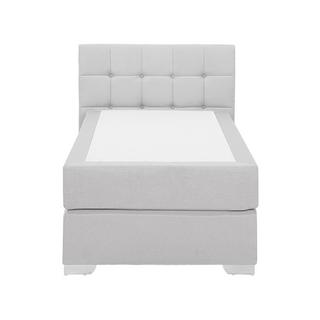 Beliani Lit Boxspring en Polyester Moderne ADMIRAL  