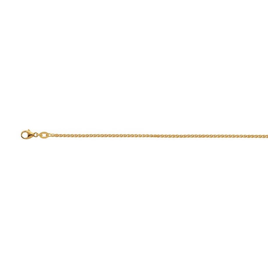 Collier Zopf Gelbgold 750, 1.7mm, 40cm