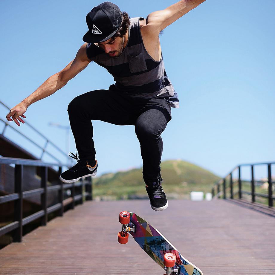 streetsurfing  Planche Cruiser Kicktail 28 Royal Tiger 