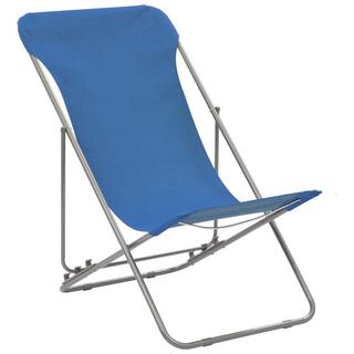 VidaXL Chaise de plage tissu  