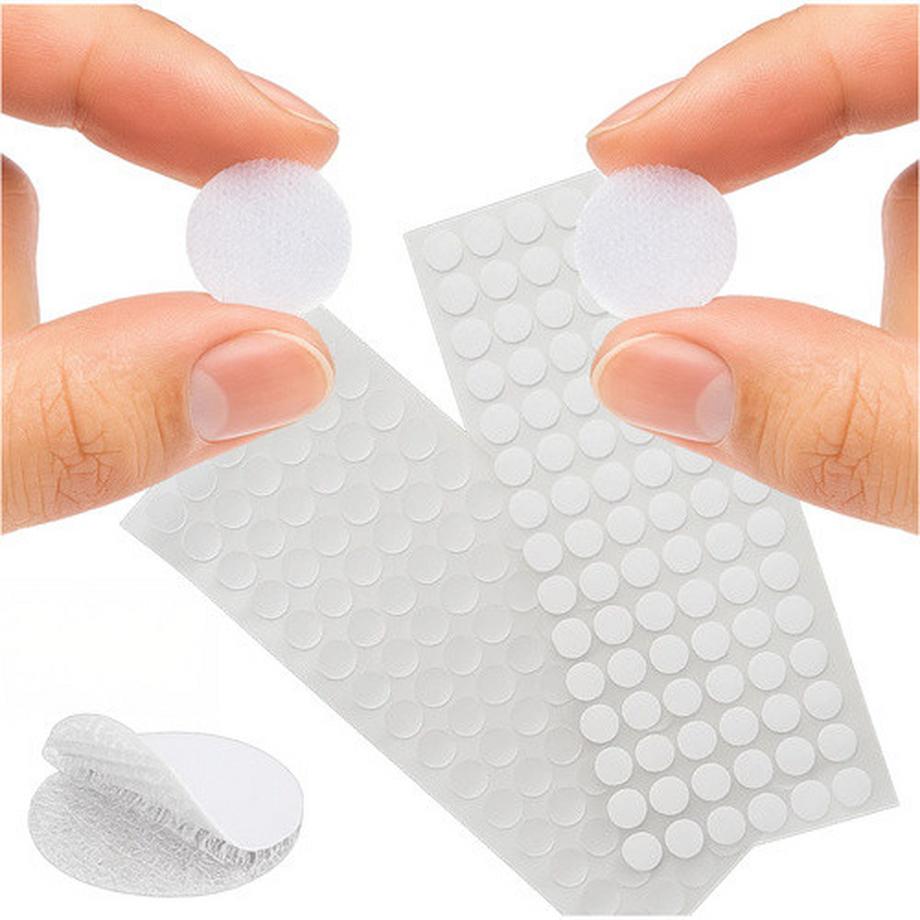 Northio  Selbstklebende Klettstreifen, 18 mm, 500 Stück, 