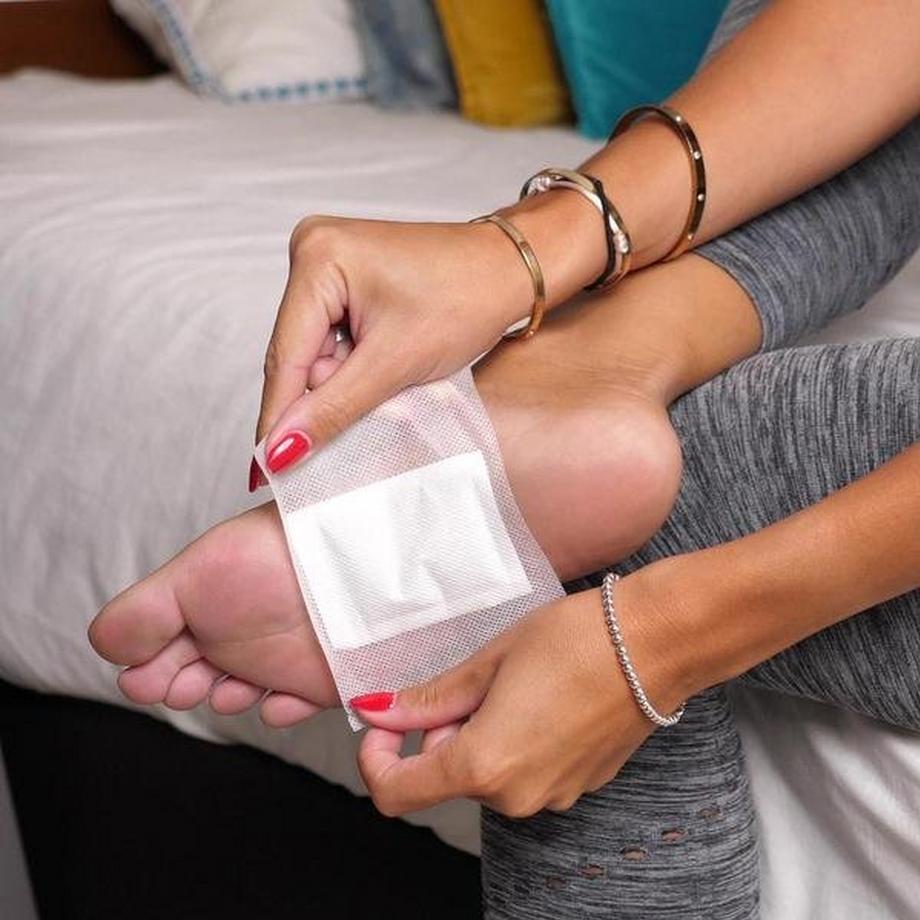 B2X  10x Detox-Fußpflaster, Bambus - Lavendel 