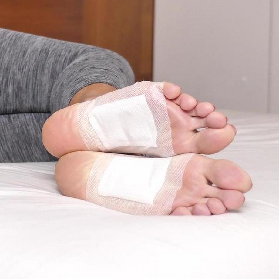 B2X  10x Detox-Fußpflaster, Bambus - Lavendel 