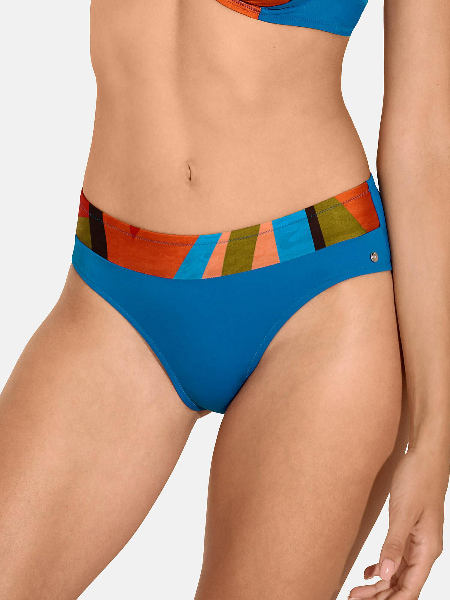 Image of Bikinistrümpfe Badehose Mit Hoher Taille Viviero Unisex Blau 48
