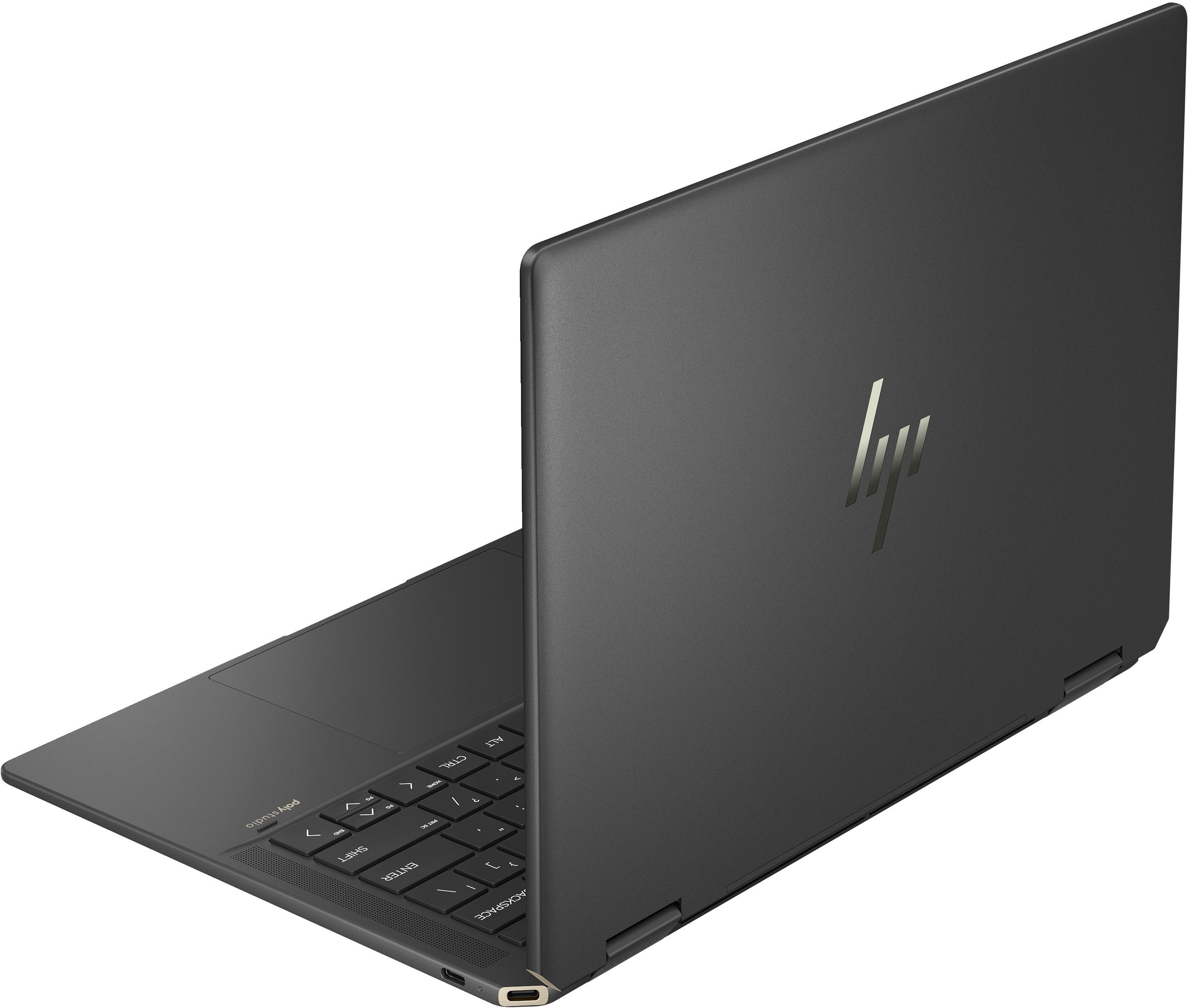 HP  Spectre x360 14-eu0790nz Intel Core Ultra 7 155H Hybride (2-en-1) 35,6 cm (14") Écran tactile 2.8K 32 Go LPDDR5x-SDRAM 2 To SSD Wi-Fi 7 (802.11be) Windows 11 Home Noir 