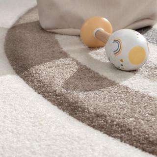 Paco Home Arc-en-ciel du tapis pour enfants avec motif de cœur  