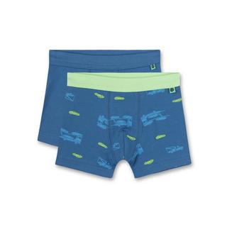 Sanetta  Jungen-Shorts (Doppelpack) Blau Auto 