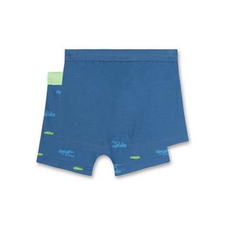 Sanetta  Jungen-Shorts (Doppelpack) Blau Auto 