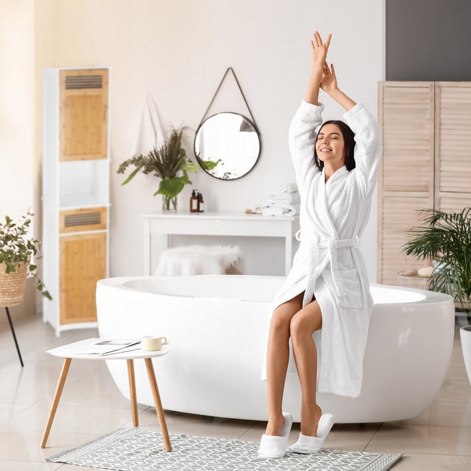 B2X Hoher Badezimmerschrank  