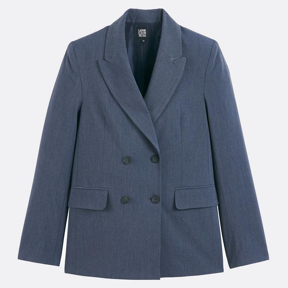 La Redoute Collections Blazer long croisé oversize  