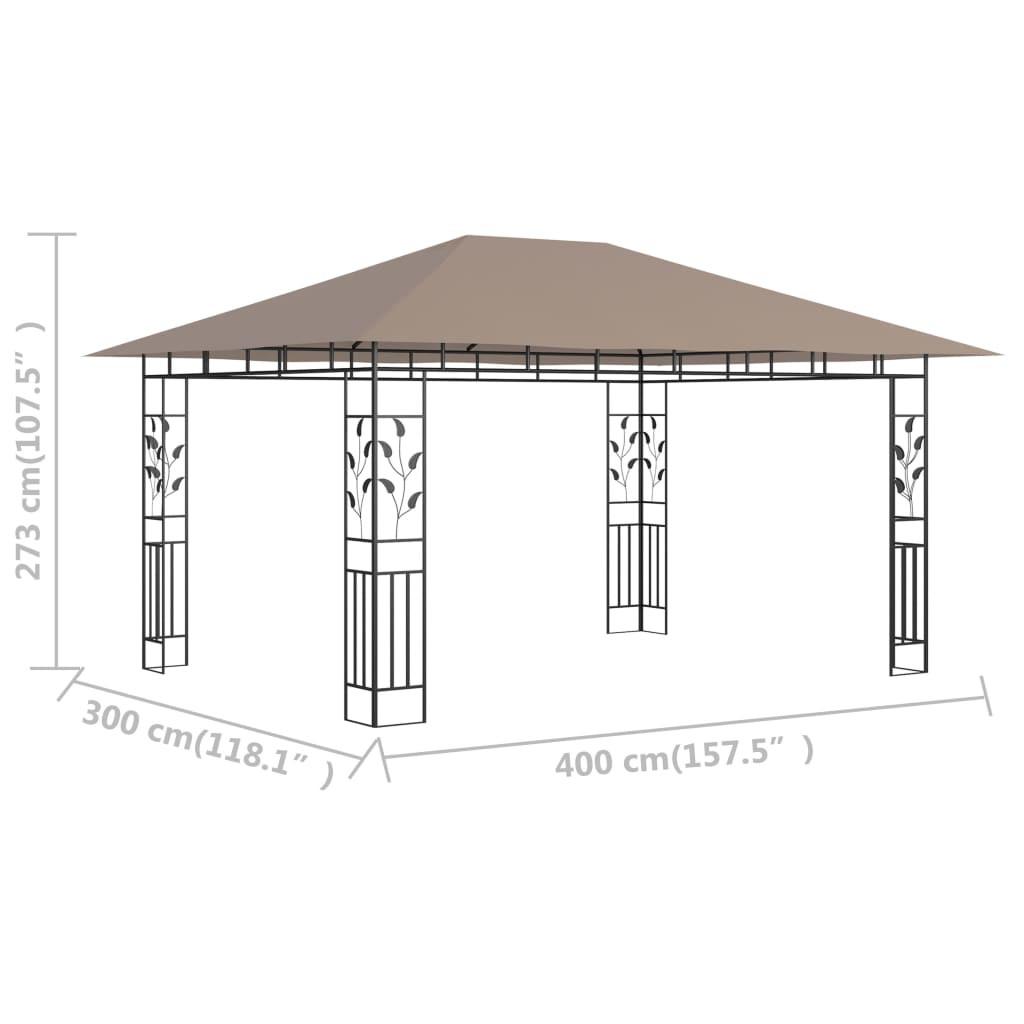 VidaXL Gartenpavillon gewebe  