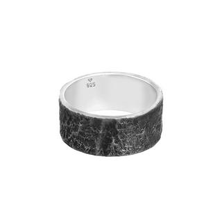 Kuzzoi  Ring  Bandring Organic Struktur 925 Silber 