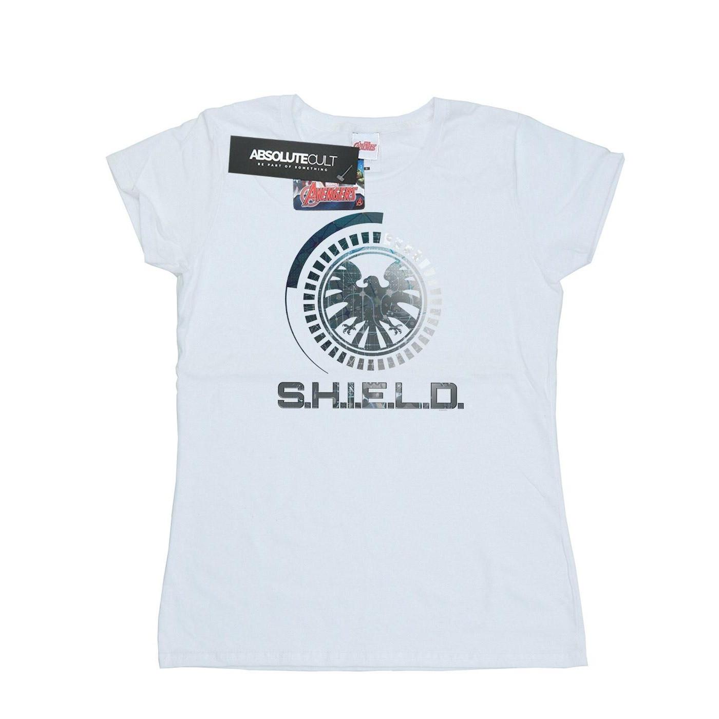 Image of Agents Of Shield Circuits Tshirt Damen Weiss XL