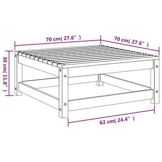 VidaXL poggiapiedi da giardino Legno di pino impregnato  