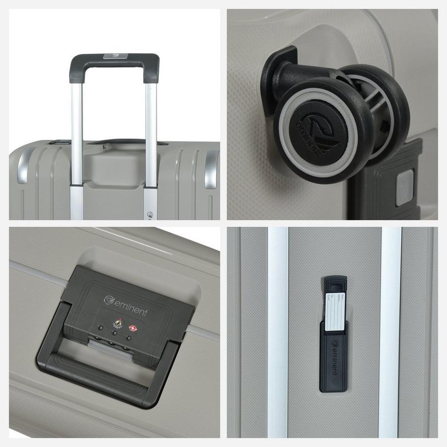 EMINENT 55 CM, Vertica Valigia Vagaglio a Mano 4 Ruote  